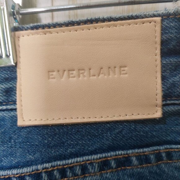 Everlane The Curvy 90s Cheeky Straight Jean High-Rise Organic Cotton 30 Ankle - Picture 5 of 9